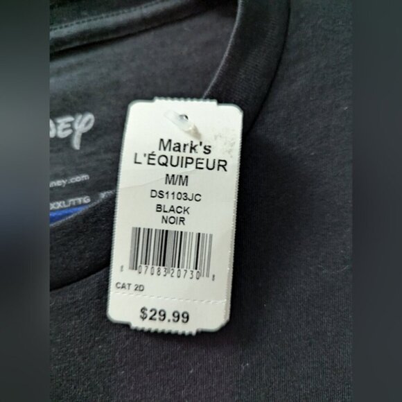 Disney  Donald Duck Black Bah Humbug T-Shirt Unisex men's M Women's L/XL - Picture 6 of 8